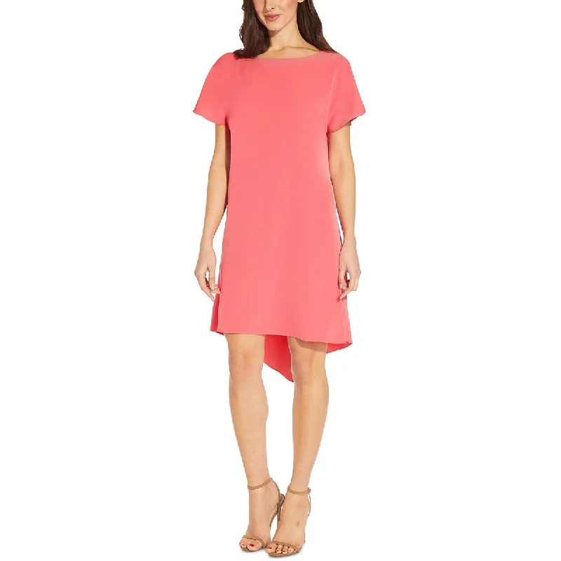 Act Fast Adrianna Papell Womens Hi Low Midi Cocktail and Party Dress