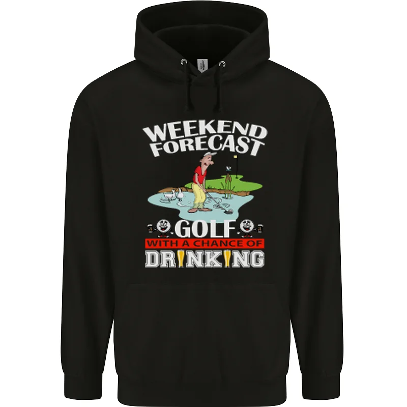 Lowest Prices Golf Weekend Golfer Alcohol Beer Funny Mens 80% Cotton Hoodie