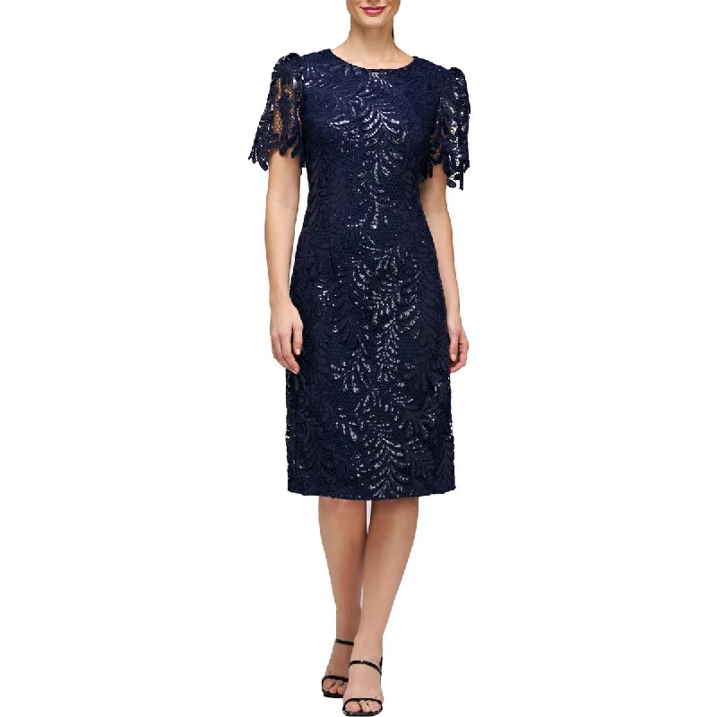 Don’t Miss Out JS Collections Womens Lace Sequin Cocktail And Party Dress