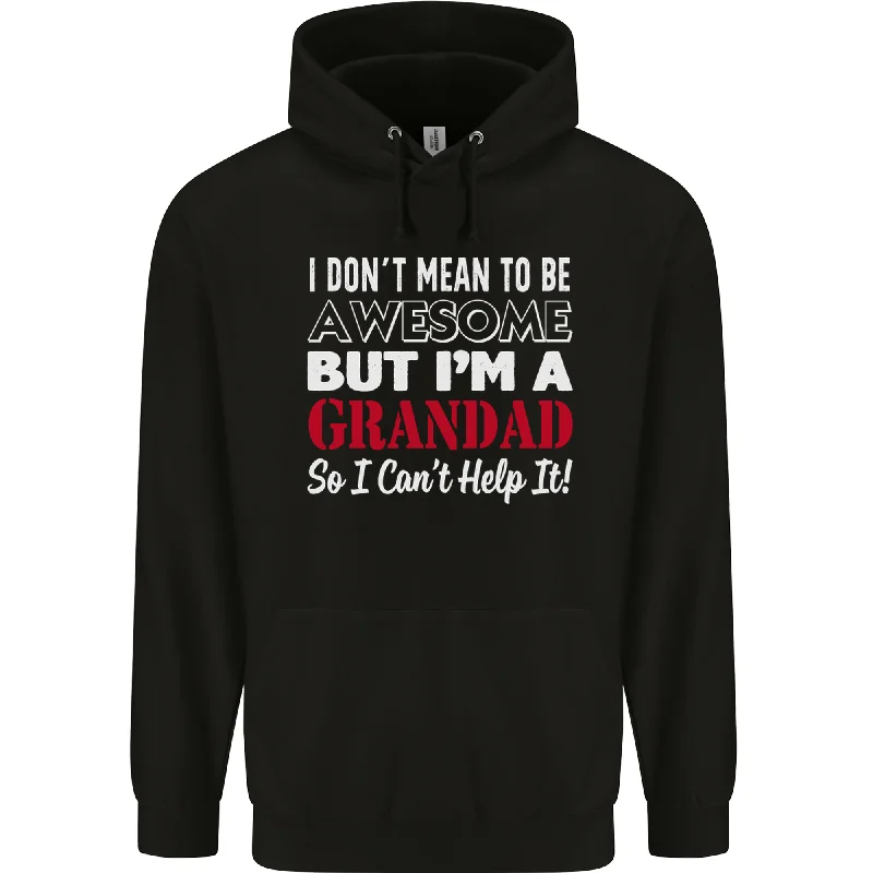 Buy Now I Dont Mean to Be but Im a Grandad Mens 80% Cotton Hoodie