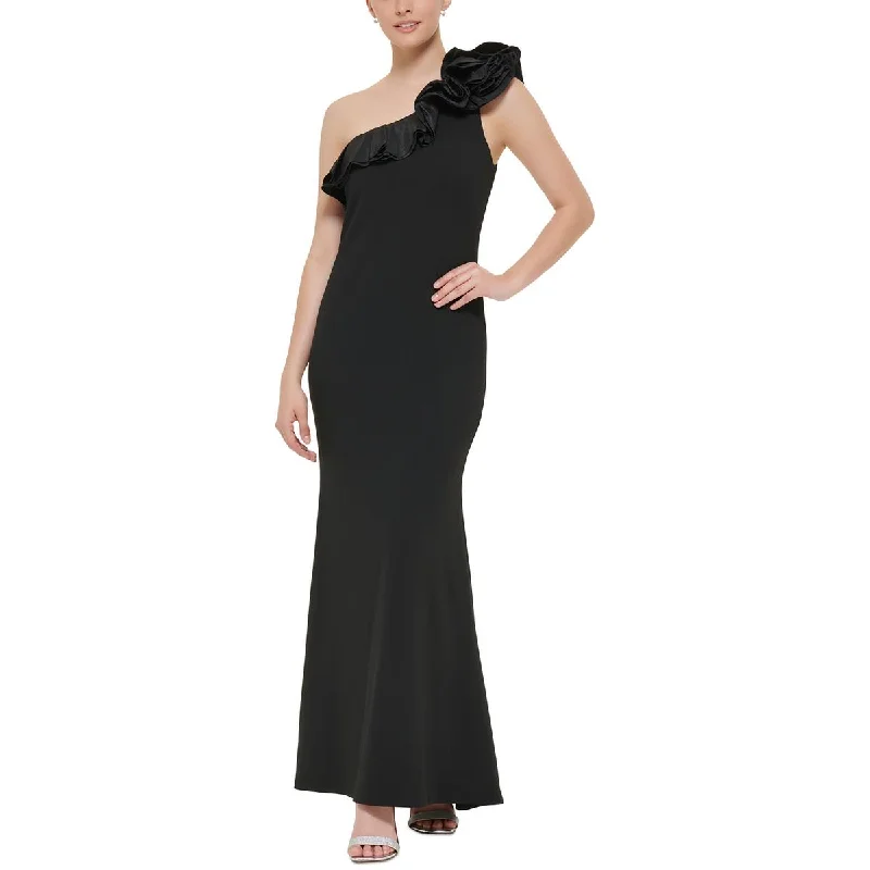 Buy More, Save More Jessica Howard Womens Petites Ruffled Long Evening Dress
