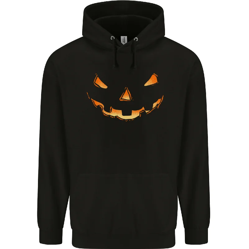 Don't Miss Halloween Pumpkin Face Funny Scary Mens 80% Cotton Hoodie