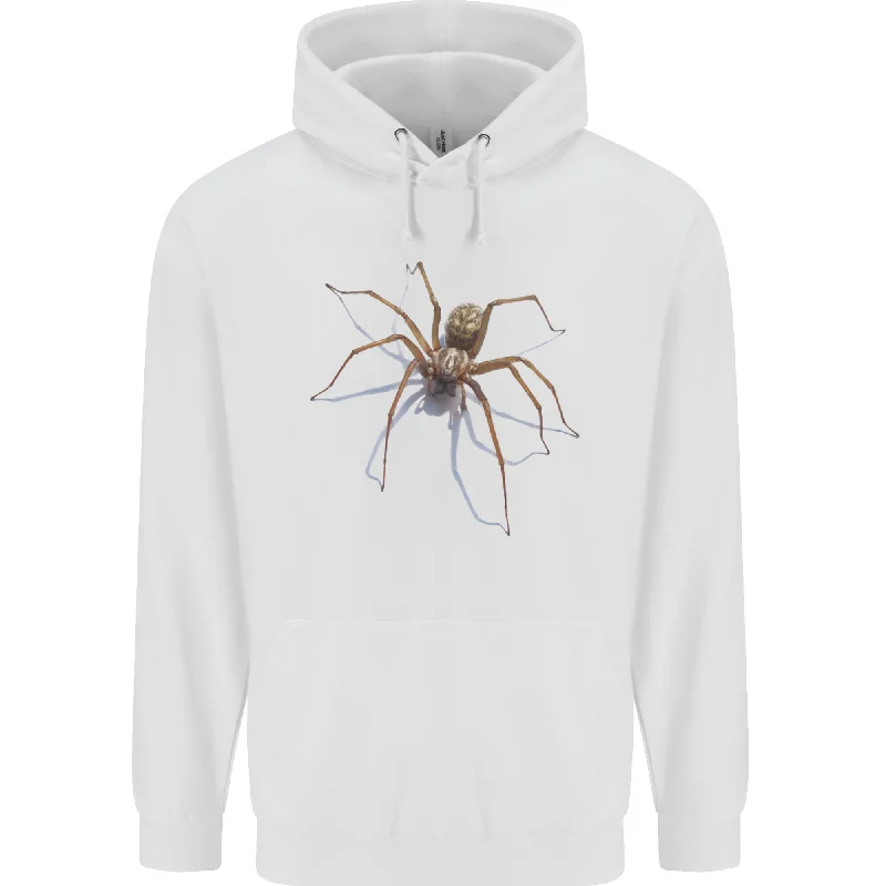 Inventory Reduction Gruesome Spider Halloween 3D Effect Mens 80% Cotton Hoodie