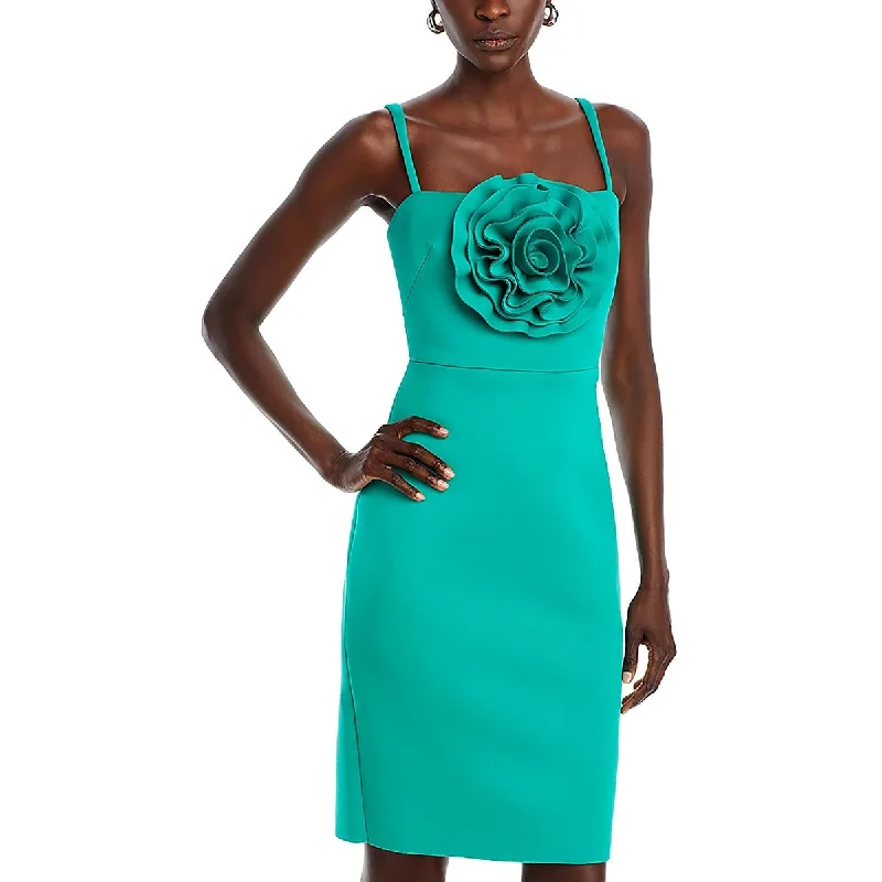 Price Drop Eliza J Womens Knee-Length Rosette Sheath Dress