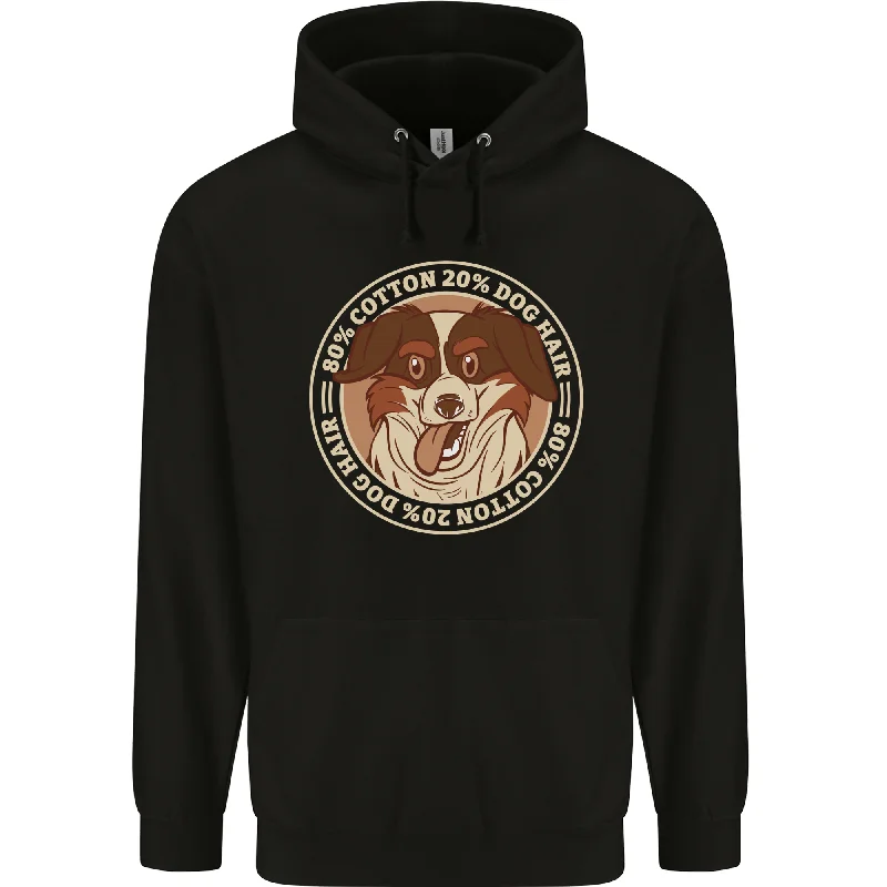 Exclusive Deal Funny Dog Hair Mens 80% Cotton Hoodie