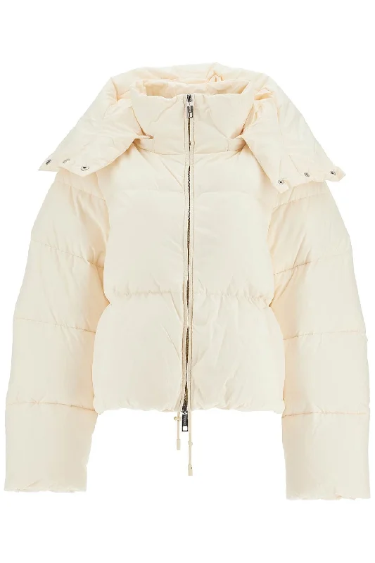 Online Only Short Oversized Beira Down Jacket  - White