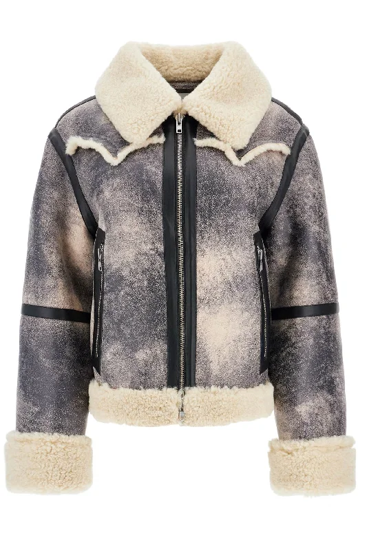 Midnight Sale Lessie Faux Shearling Jacket  - Grey