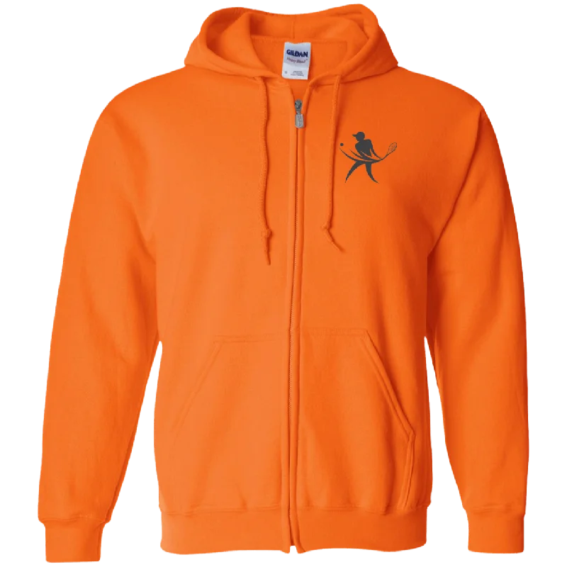 Bargain Blast Tennis Player Unisex Zip Up Hoodie