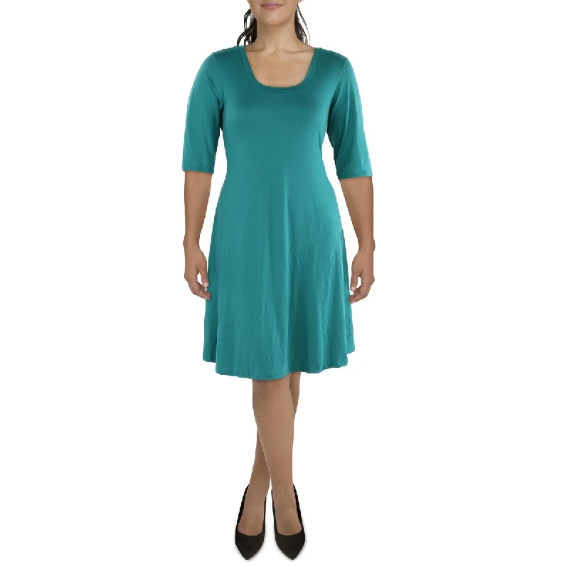 Shop and Save 24seven Comfort Apparel Womens Plus   Comfy Long T-Shirt Dress