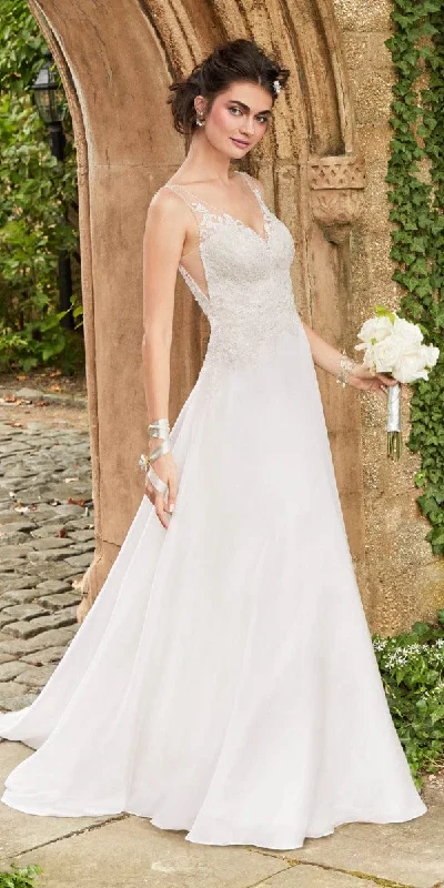 Seasonal Sale Floral Applique Organza A-Line Gown