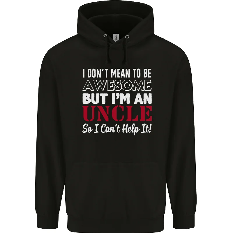 Deep Discounts I Dont Mean to Be but Im an Uncles Day Mens 80% Cotton Hoodie