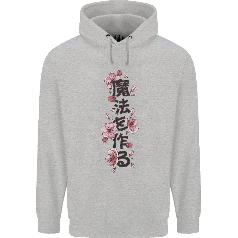 Amazing Deals Japanese Flowers Quote Japan Mens 80% Cotton Hoodie