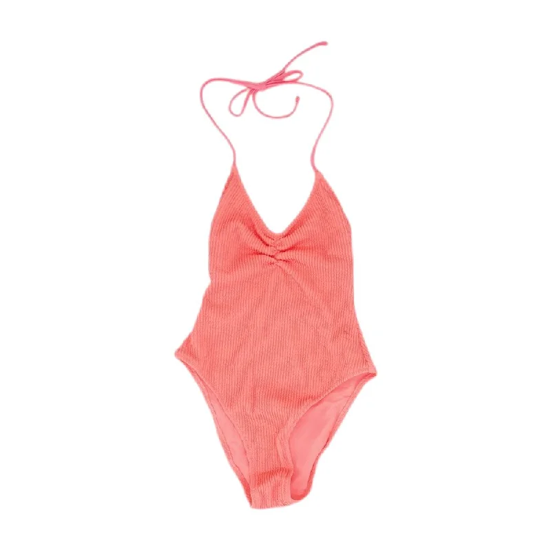 Big Savings Pink Solid One-Piece