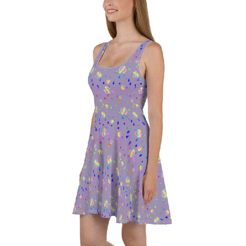 Overstock Party Bubbles Skater Dress