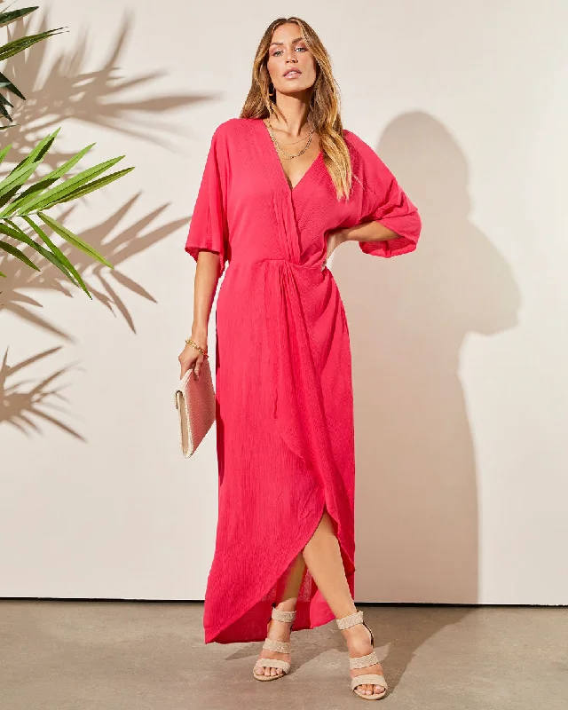 Limited Time Tedros Kimono Sleeve Midi Dress