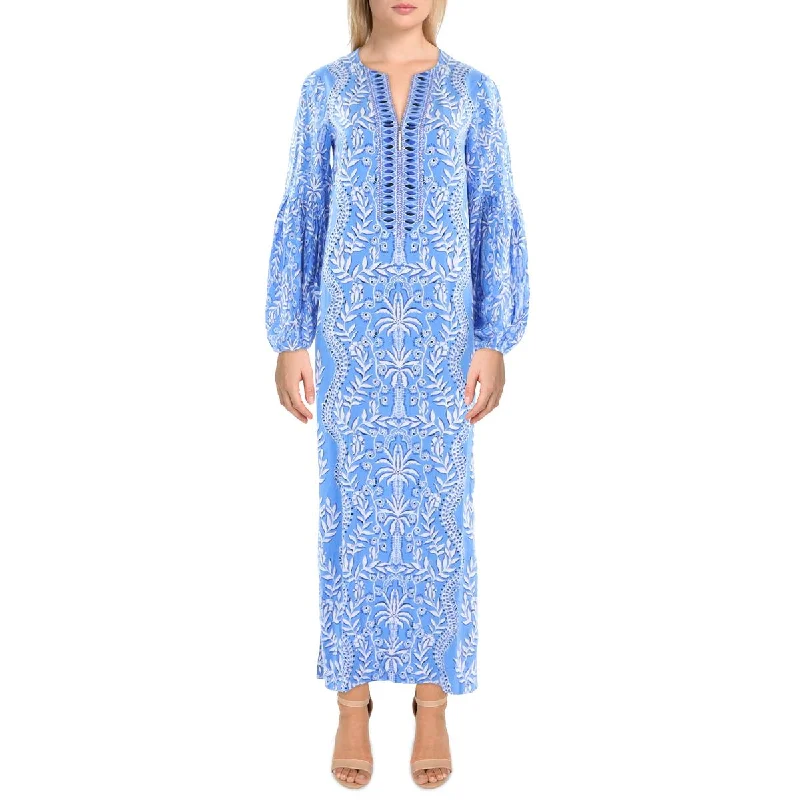 Steals and Deals Lilly Pulitzer Womens Printed Long Maxi Dress