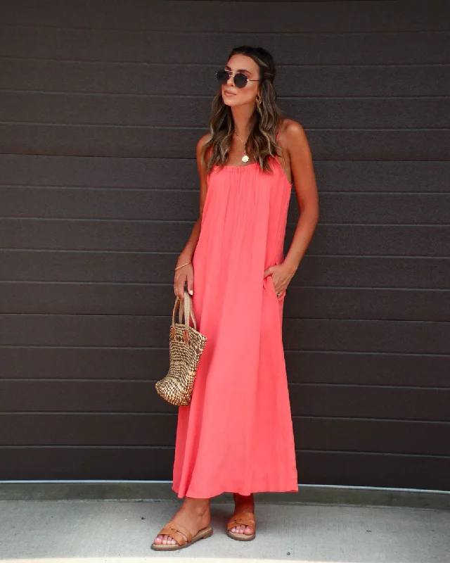 Mega Sale Gardenia Pocketed Maxi Dress