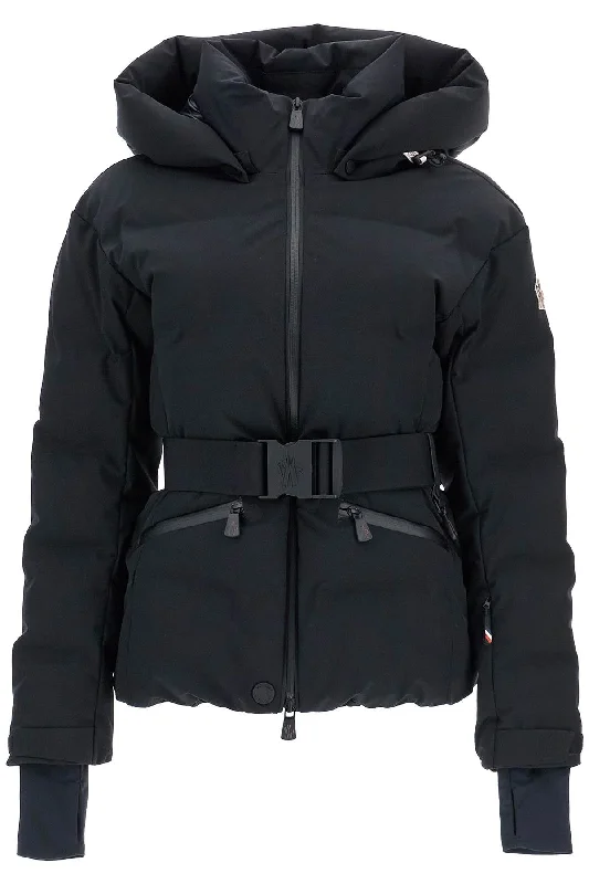 Get It Before It’s Gone Tolima Belted Ski Down Jacket  - Black