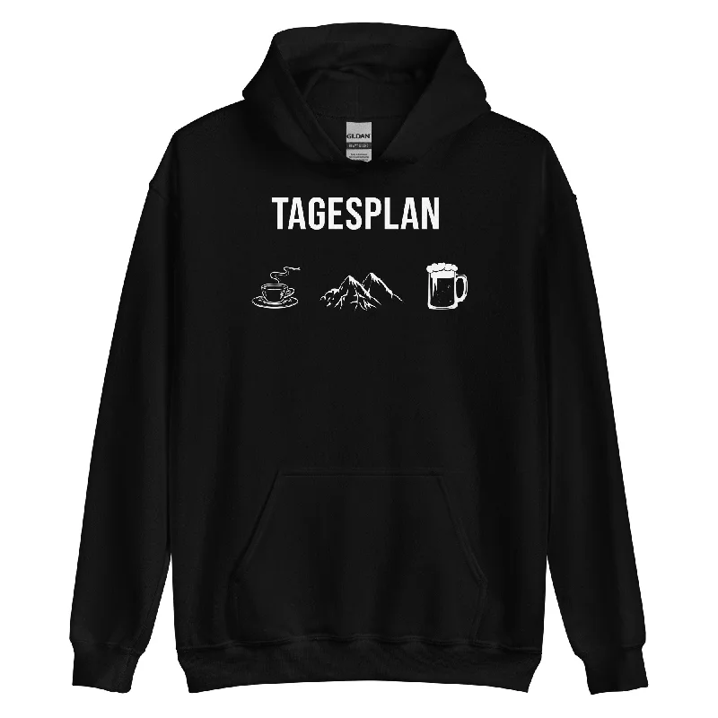 Deal of the Day Tagesplan Kaffee, Berge und Bier - Unisex Hoodie