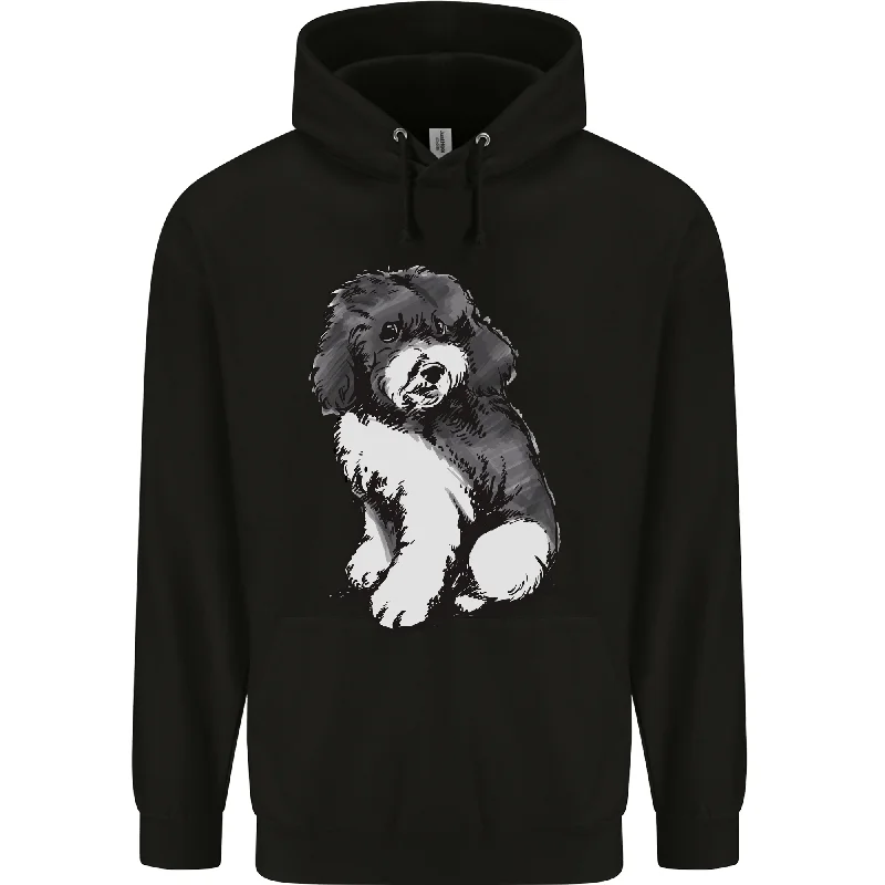 Exclusive Savings Harlequin Poodle Sketch Mens 80% Cotton Hoodie