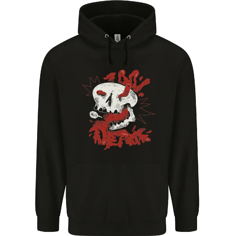 Huge Discounts I'm Dead Inside Skull Gothic Emo Mens 80% Cotton Hoodie