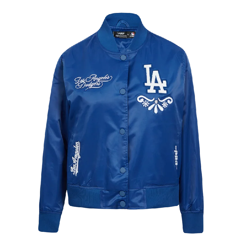 Early Access CHAMARRA DE SATÉN MLB LOS ANGELES DODGERS SUGAR SKULL PARA MUJER