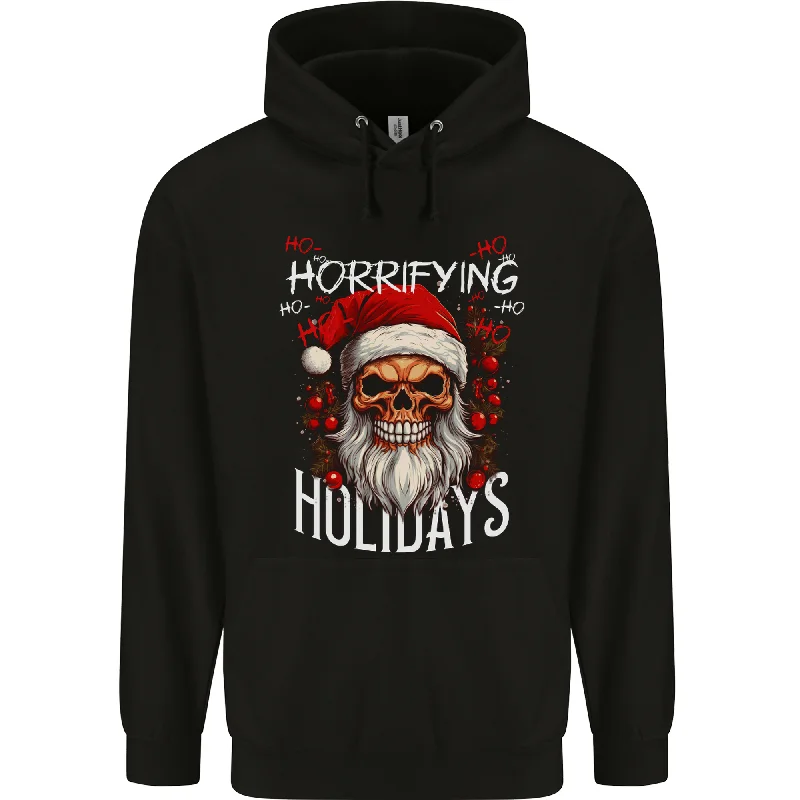 Bargain Prices Horror Holidays Evil Santa Skull Christmas Xmas Mens 80% Cotton Hoodie