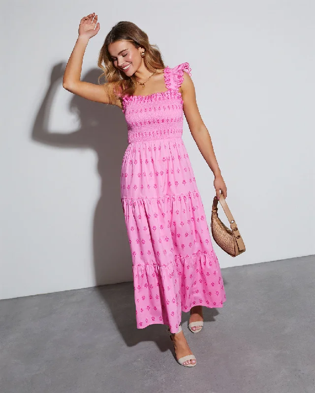Early Access Junie Short Sleeve Maxi Dress