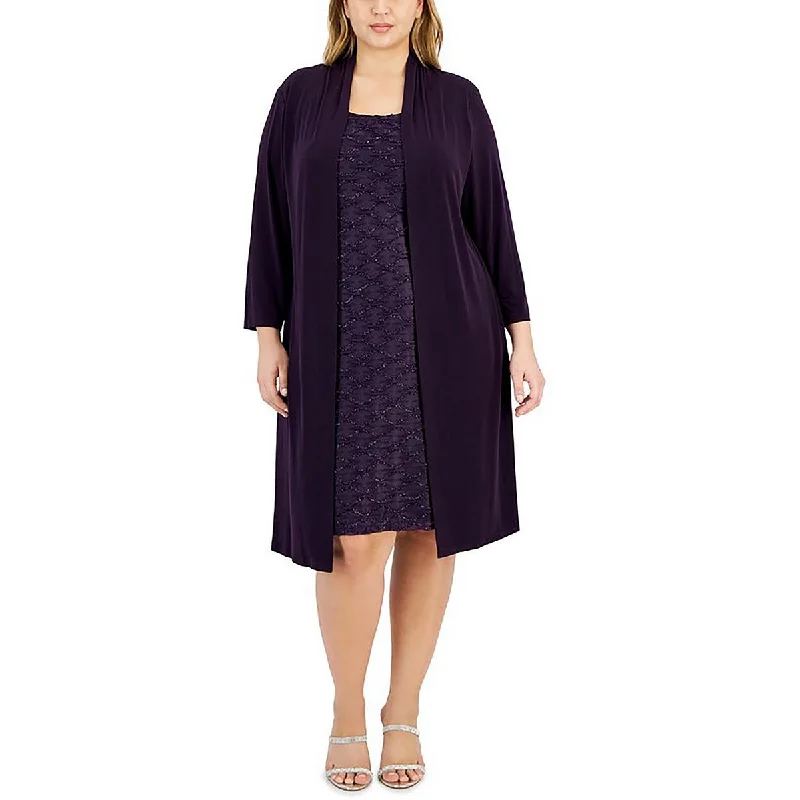 Special Promotion Connected Apparel Womens Plus 2 Piece Jacket Two Piece Dress