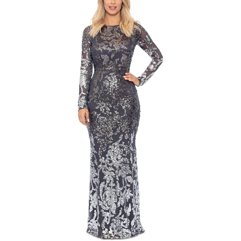 Overstock Xscape Womens Full Length Sequined Evening Dress