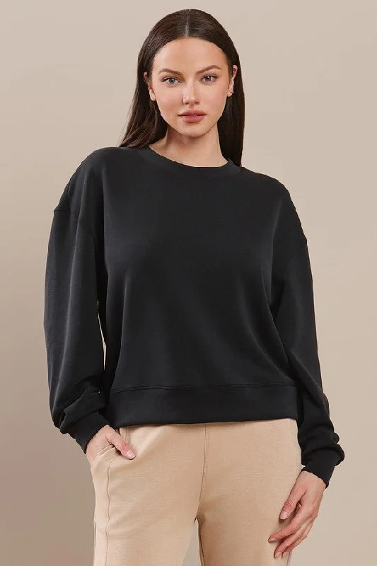 Exclusive Online Offer Plus Size Sofie Soft Cropped Crew Top
