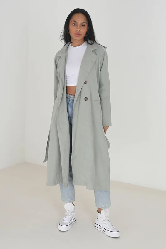 Great Bargains SAGE OVERSIZED DOUBLE BREASTED FULLY LINED JACKET