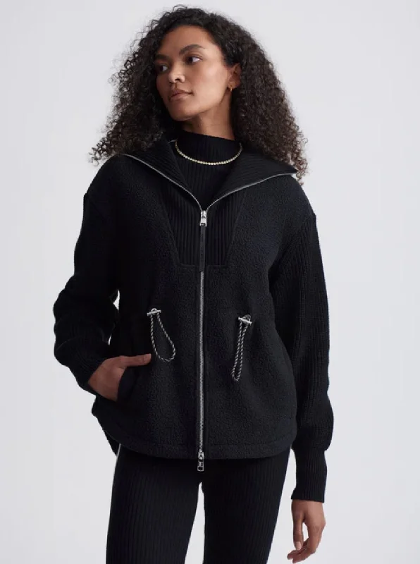 Discount Deals Varley Renea Fleece Jacket in Black
