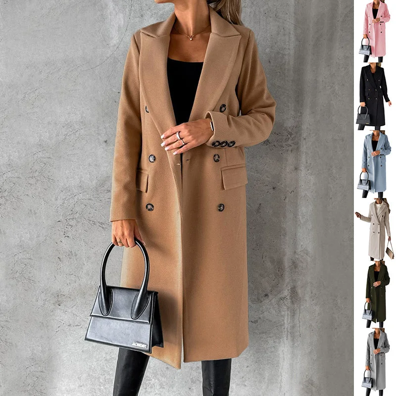 Weekend Deal Double-Breasted Winter Jacket