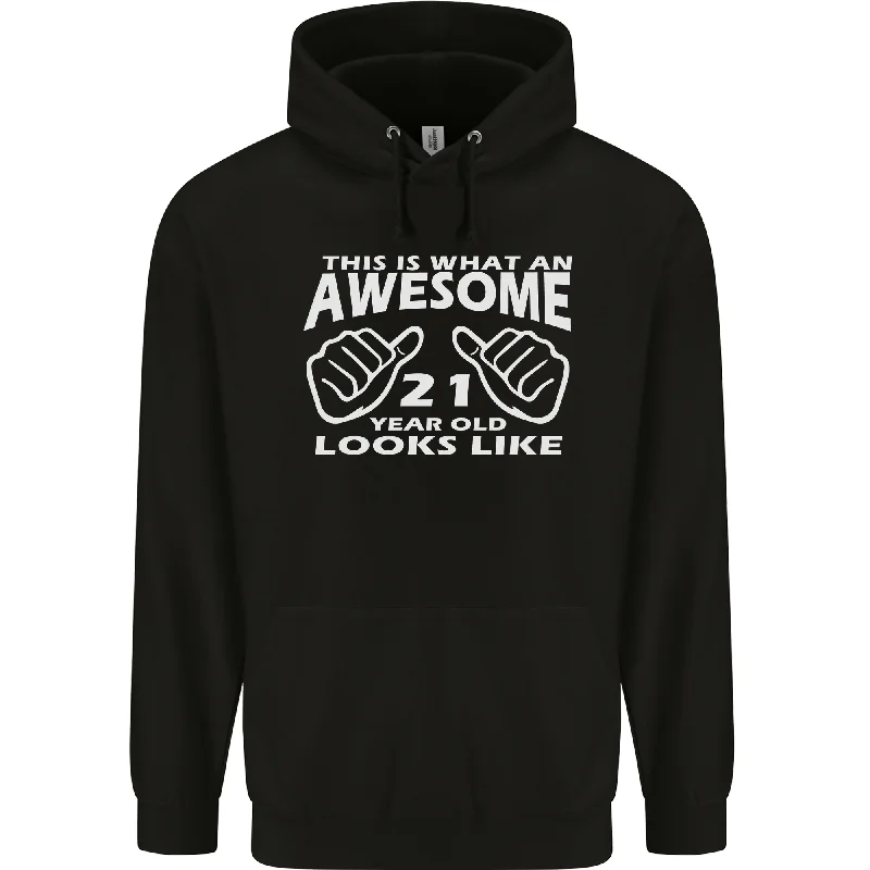 Stock Up and Save 21st Birthday 21 Year Old This Is What Mens 80% Cotton Hoodie