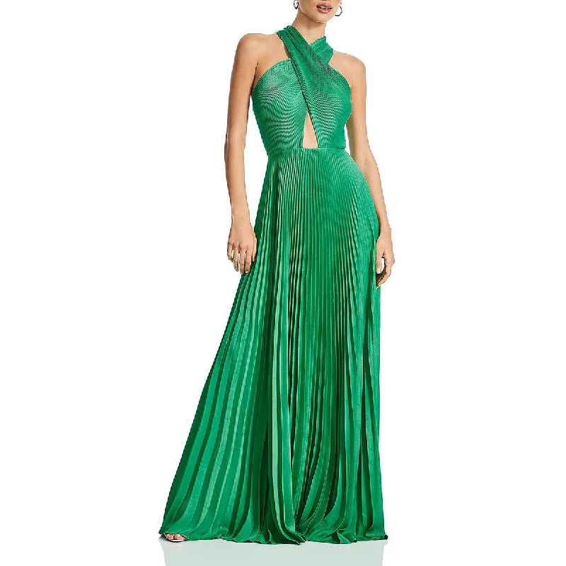 Great Deals A.L.C. Womens Athena Satin Sleeveless Evening Dress
