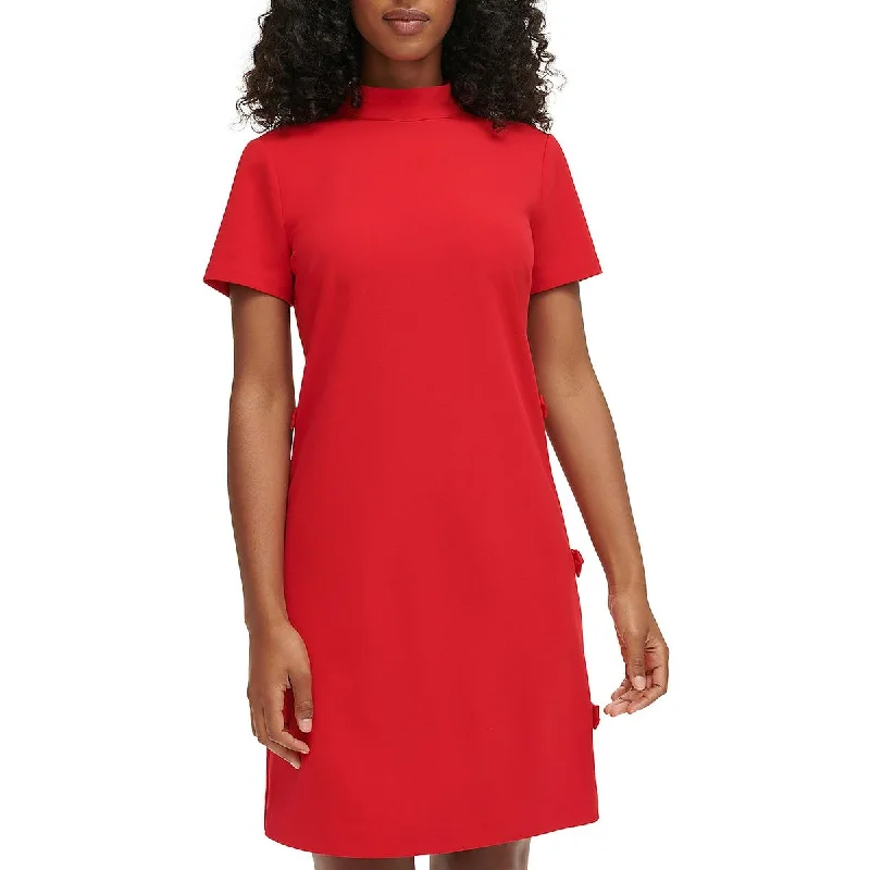 Clearance Event Karl Lagerfeld Womens Mock Neck Wear to work Shift Dress