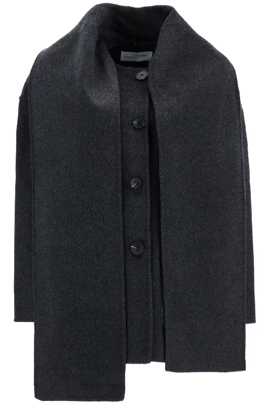 Shop and Save 'antwerp Coat With Built-in  - Grey