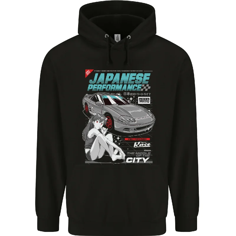 Buy Now Japanese Performance Anime Car Drifting Drift Mens 80% Cotton Hoodie