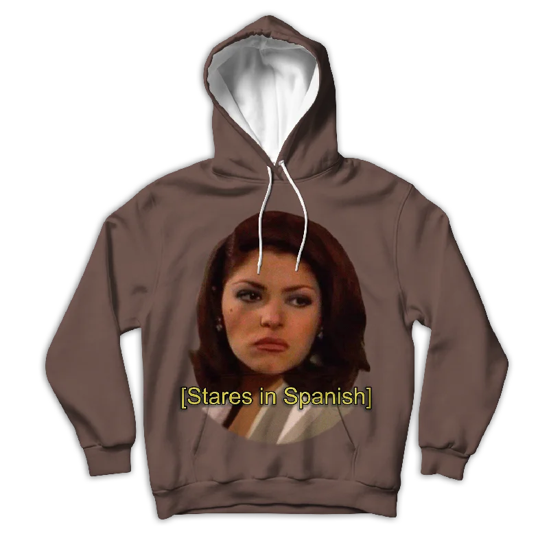 Sneak Peek Sale Stares In Spanish Unisex Hoodie