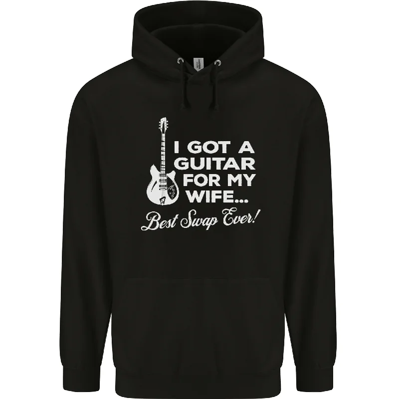 Reduced Prices I Got a Guitar for My Wife Funny Guitarist Mens 80% Cotton Hoodie