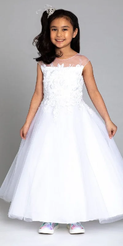 Take Advantage 3D Embroidered Flower Tulle Dress