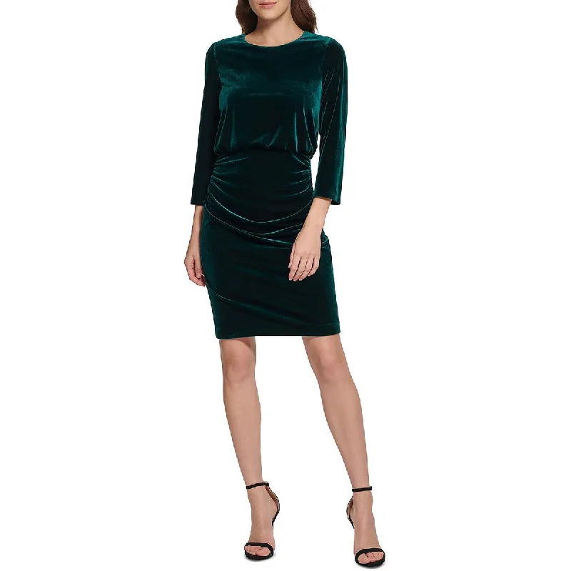 Closeout DKNY Womens d Velvet Office Wear Wear To Work Dress