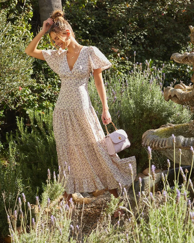 Unbeatable Prices Ashlyn V-Neck Tiered Midi Dress
