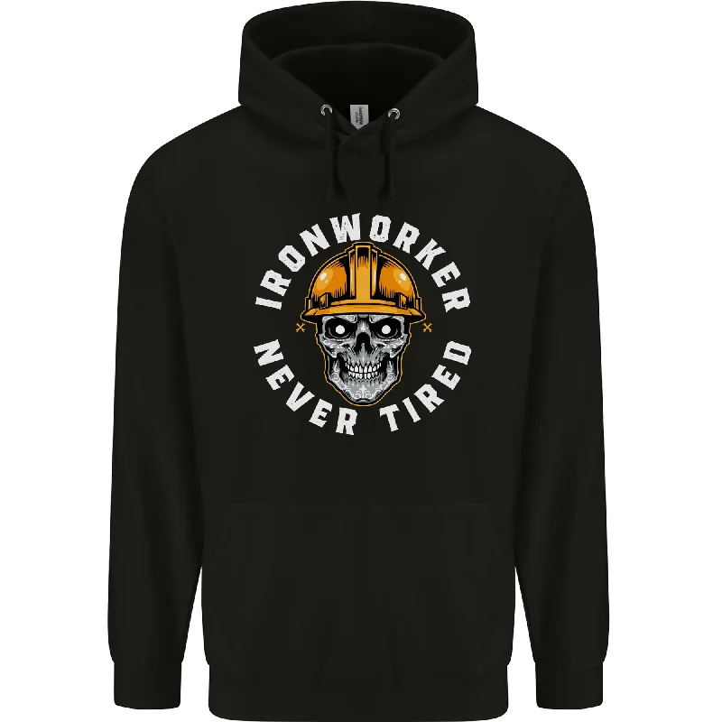 Online Exclusive Iron Worker Scull Mens 80% Cotton Hoodie