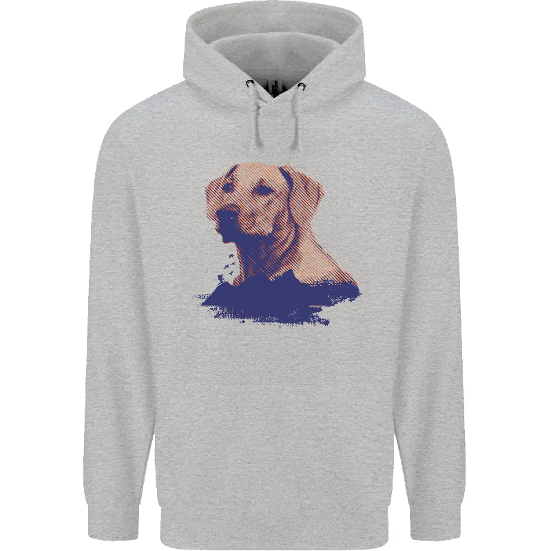 Deal of the Week Golden Retriever Mountains Mens 80% Cotton Hoodie