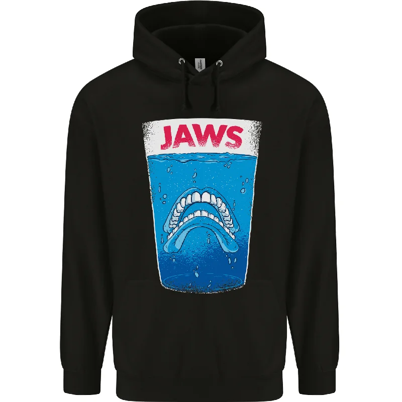 Deep Discounts Jaws Funny Parody Dentures Skull Teeth Mens 80% Cotton Hoodie