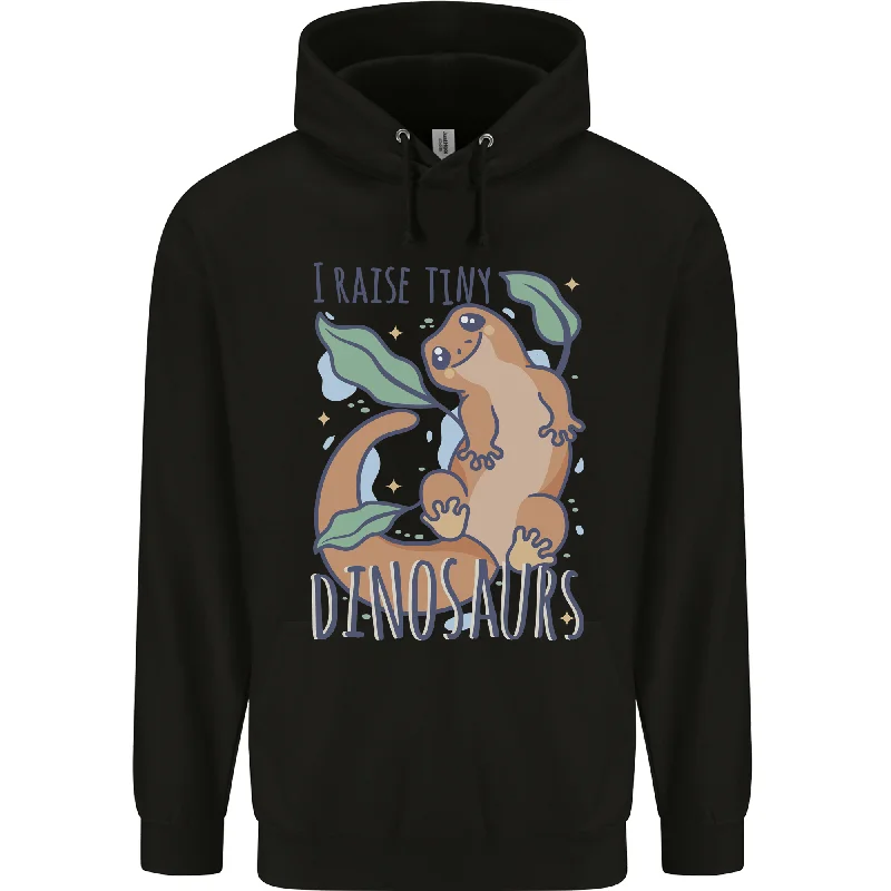 Price Fest I Raise Tiny Dinosaurs Lizards Chameleon Mens 80% Cotton Hoodie