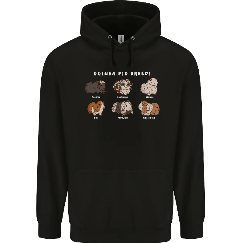 Mega Deal Guinea Pig Breeds 1 Mens 80% Cotton Hoodie