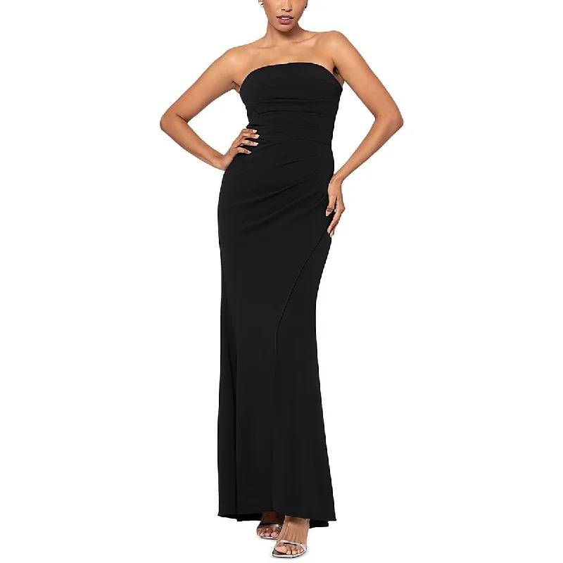 Seasonal Clearance Aqua Womens Full Length Boning Evening Dress